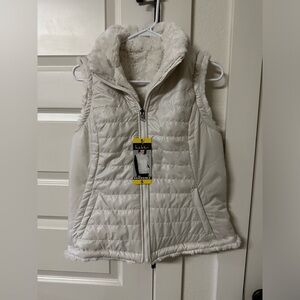 White reversible vest new